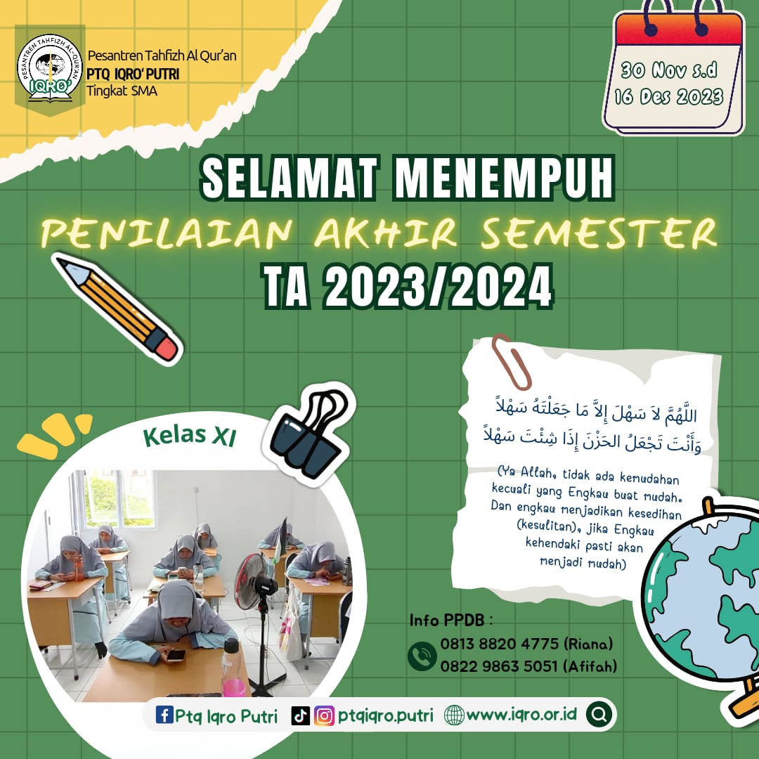 Read more about the article Penilaian Akhir Semester
